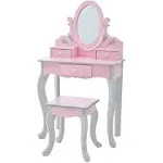 Teamson Kids Little Princess Rapunzel Play Vanity Set