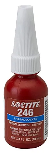 Loctite 246 Threadlocker Medium Strength/High Temperature 196508