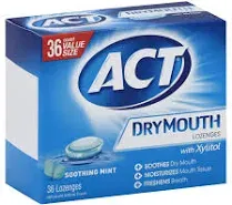 Act Dry Mouth Lozenges Mint