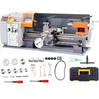 VEVOR Mini Metal Lathe 8&#034;x14&#034; Metalworking Machine Variable Speed 2500 RPM 3-Jaw