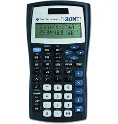 Texas Instruments TI-30X IIS Scientific Calculator Solar &amp; Battery Powered Works