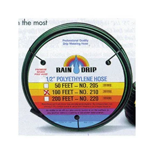 Raindrip 1/2" Poly Drip Hose