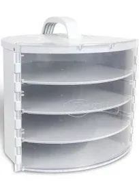 Pie SAFE - Pie, Cake, Dessert Travel & Storage Container, Adjustable Shelf