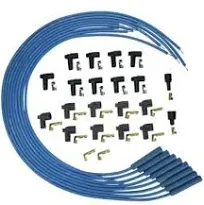 Moroso Universal Ignition Wire Set - Blue Max - Solid Core - Straight - 36in - 72800