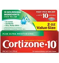 Cortizone 10 Maximum Strength Ultra Soothing Anti-Itch Cream