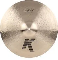 Avedis Zildjian Company - Zildjian K Custom Dark Crash Cymbal - 19 Inches 19&#034;