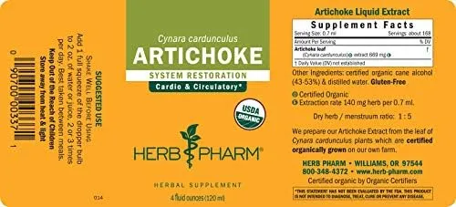 Herb Pharm Artichoke Liquid Extract