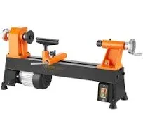 Bentism Benchtop Wood Lathe Power Wood Turning Lathe 10 in x 18 in 0.5 HP 370w, Size: 18 in/455 mm