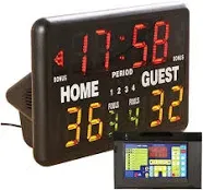 Athletic Connection Multisport Indoor Scoreboard with Remote