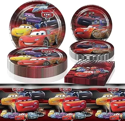 41pcs Cars Birthday Decorations