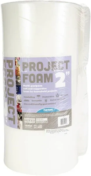 Project Foam Pad by Fairfield™, 24&#034; x 72&#034; x 2&#034; thick