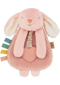 Itzy Lovey Soft Plush w/Silicone Heart Teether Toy &#034;Pink bunny&#034; Itzy Ritzy New