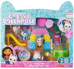 Gabby's Dollhouse Pandy Paws Birthday Figure Set