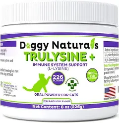 Trulysine plus L-Lysine for Cats Immune Support Oral Powder 8Oz/226G - Cats 