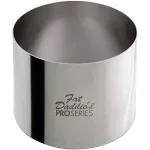 Fat Daddio's Stainless Steel Round Cake & Pastry Ring, 3 x 2 Inch