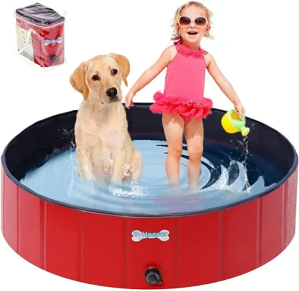 V-HANVER Dog Pool Pets Bathing Tub