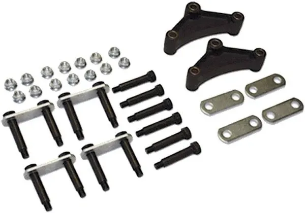 Lippert Trailer Axle Attaching Parts (AP) Suspension Kit for 2,000-7,000-lb. Double-Eye Tandem Axles - Standard Equalizer, Standard Bolts - 121097