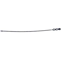 Gardner Bender 46-12BEADBK Beaded Cable Tie Wrap 12 inch 70 lb Reusable Adjus...