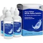 Oculus Curae Aqua Naina - Preservative Free Sterile Saline Solution - Unisol 4 Replacement - Contact Solution for Cleaning, Rinsing and Storing Soft Contact Lenses