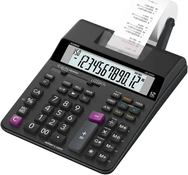 Casio HR200RC Printing Calculator