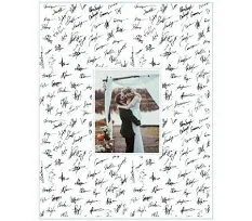 BarnwoodUSA Signature Mat for Weddings, Graduations, Special Moments Picture Frame (Mat Only)