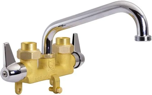 558049 Ashland Laundry Tub Faucet Brass 812&#034; Polished Chro