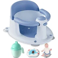 Baby Bath Seat for Babies 6 Months &amp; Up, Infant Bath Seat for Baby &amp; Newborn, Si