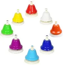 Desk Bells Hand Bells 8 Notes Music Bells Percussion Instrument Musical Teach...