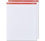 Universal 35602 Recycled Easel Pads, Quadrille Rule, 27 x 34, White, 50 Sheet 2/Ctn