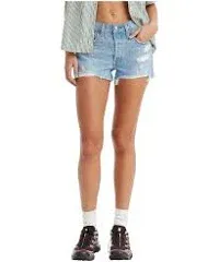 NWT Levis 501 Original Cutoffs Denim Shorts Size 30 High Rise 100% Cotton