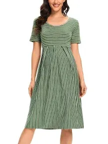 BBHoping Women's Striped Maternity Dress