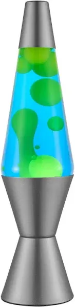 Lava® Lamp 14.5&#034; Deep Ocean - The Original Motion Light - Yellow/Green Wax 