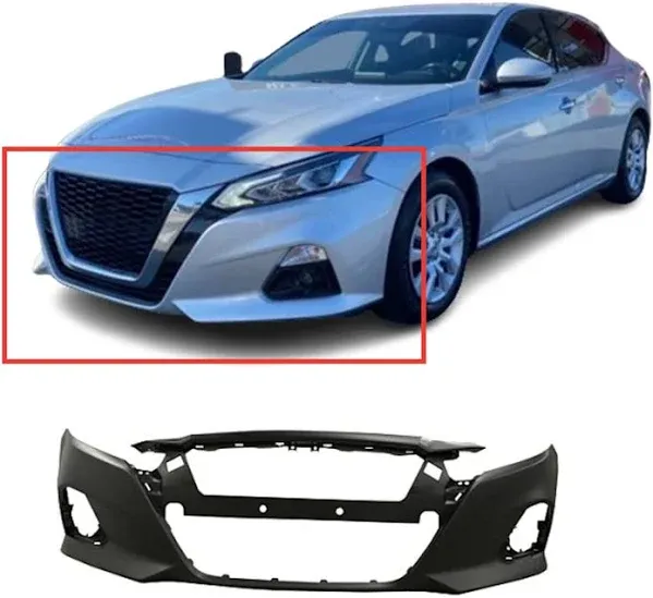 Front Bumper Cover for 2019-2022 Nissan Altima S SL SR SV NI1000324-CF