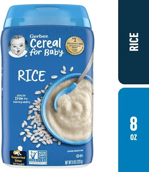 Gerber Baby Cereal Rice