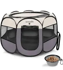 SereneLife Portable Foldable Dog & Cat Tent