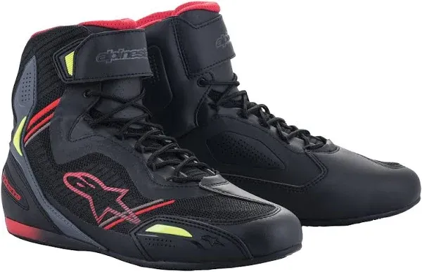 ALPINESTARS 2510319-1993-7<wbr/>5 Faster-3 Rideknit® Shoes - Black/Gray/Red - US 7.5