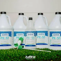 PE-51 Pet Odor Eliminator - Outdoor Odor Eliminator for Pets, Cat Urine, Dog Pee, and Poop | Artificial Turf, Lawn, Yard, Decks & Patio Smell Remover | Natural Eco-Friendly Enzymes | 2 Gallon