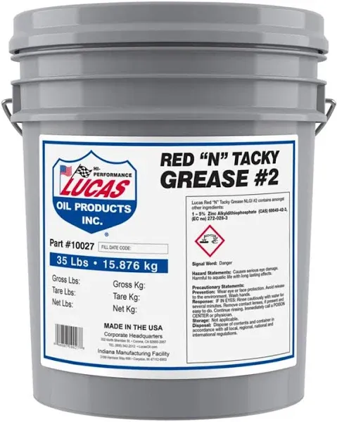 Lucas Oil Red N Tacky Grease