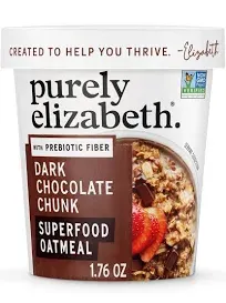 Superfood Oatmeal Cup, Dark Chocolate Chunk