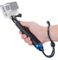 19In Waterproof Hand Grip Adjustable Extension Selfie Stick Handheld Monopod