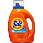 Tide He Liquid Laundry Detergent, Original Scent