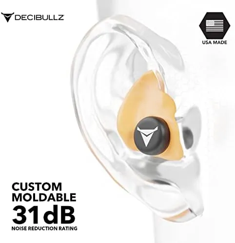 - Custom Molded Earplugs, 31Db Highest NRR, Comfortable Hearing Protection 