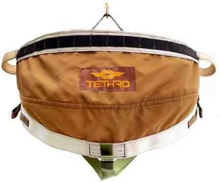 Tethrd Menace Hunting Saddle (XL 38&#034; - 44&#034;) MSS-XL (Dynalite) with 30&#034; Bridge