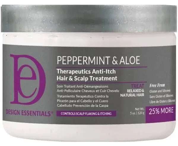 Design Essentials Peppermint & Aloe Therapeutics Anti-Itch Hair & Scalp Treatment