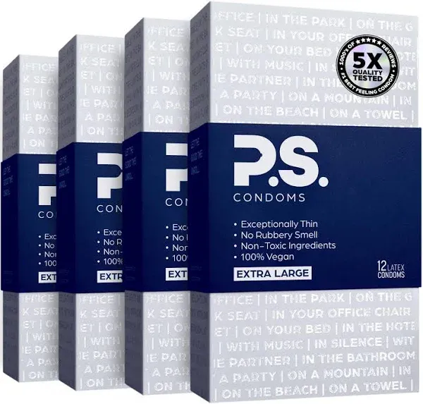 P.S. XL Ultra-Thin Large Condoms