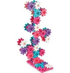 Learning Resources Gears! Gears! Gears! Deluxe Building Set Pink - 100 Pieces, Ages 3+ STEM Toys, Gears for Kids, Preschool Building Sets