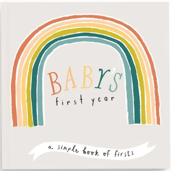 Baby&#039;s First Year a simple book of firsts Lucy Darling from Paper Source