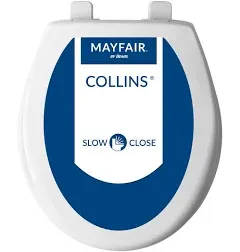 8100SL 000 Collins Slow Close Plastic Toilet Seat That Will Never ROUND