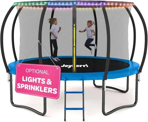 JOYBERRI Trampoline for Kids and Adults 8Ft 10Ft 12Ft 14FT Trampoline with Net