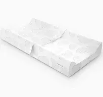 Jool Contoured Changing Pad and Cover, White Pebble